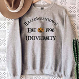 Halloween Costumes Halloweentown Sweater Women's Pumpkin Printed round Neck