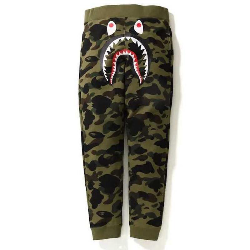 Shark Print Pant Street Shark Head Casual Men's Trousers Colorful Camouflage Sweatpants