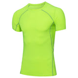 Moisture Wicking Shirts Men 'S Tight Pro Fitness Sports Running Training Wear Stretch Quick Drying Clothes Short-Sleeved Shirt