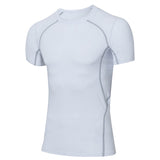 Moisture Wicking Shirts Men 'S Tight Pro Fitness Sports Running Training Wear Stretch Quick Drying Clothes Short-Sleeved Shirt