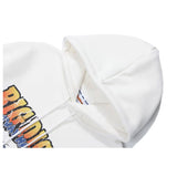 Man Fall Winter Outfis Winter Cartoon Printed Hoodie Men's Loose Casual Top