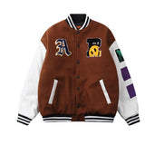 Varsity Jacket for Men Baseball Jackets Unisex Loose Trendy Clothing Winter Retro Couple