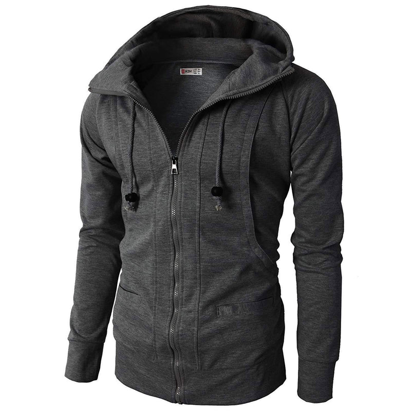 Tactics Style Men Sweatshirts & Hoodies Men's Sports Casual Jacquard Bathroom Hooded Jacket