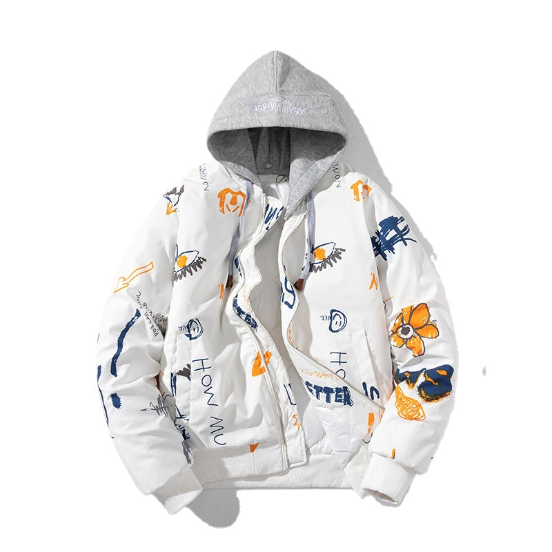 Varsity Jacket Autumn and Winter Baseball Uniform Stand Collar Jacket