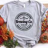 Halloween Costumes Brewing Sanderson Pumpkin L Printed round Neck T-shirt for Women