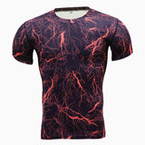 Moisture Wicking Shirts Camouflage Training Workout Clothes Tights Men's Sports Quick-Drying T-shirt Summer