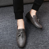 Indo Western Shoes Braided Shoes Men's Shoes Youth Leather Shoes