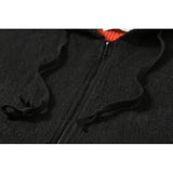 Off White Sweater Men's Women's OW Color Arrow Coat Sweater Owt Cardigan Zipper Hooded