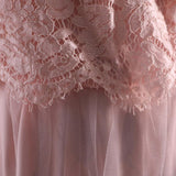 Women Lace Wedding Dress V-neck Sequins Lace Dress