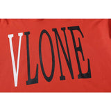 Vlone Hoodie Casual Fashionable HipHop Street Loose Hooded Sweater for Men