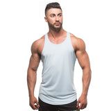 Man Tanks Men's Training Clothes Solid Color Fitness Sports Vest