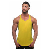 Man Tanks Men's Training Clothes Solid Color Fitness Sports Vest