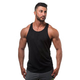 Man Tanks Men's Training Clothes Solid Color Fitness Sports Vest