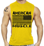 Man Tanks Sports Large Slit Cotton Vest