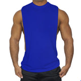 Man Tanks Men's Solid Color Fitness Sports Cotton