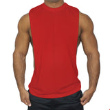 Man Tanks Men's Solid Color Fitness Sports Cotton
