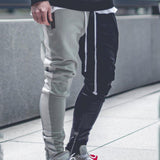 Stacking Jeans Slim Trouser Skinny Jean Men's Clothing Spring/Summer Men's Casual Pants Stitching Tappered Pants Men's