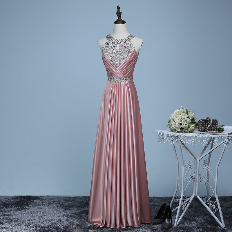 Semi Formal Dresses for Wedding Show Host Evening Dress for Women