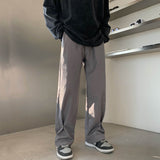 Men Suit Pants Button Pants Design Feeling Draping