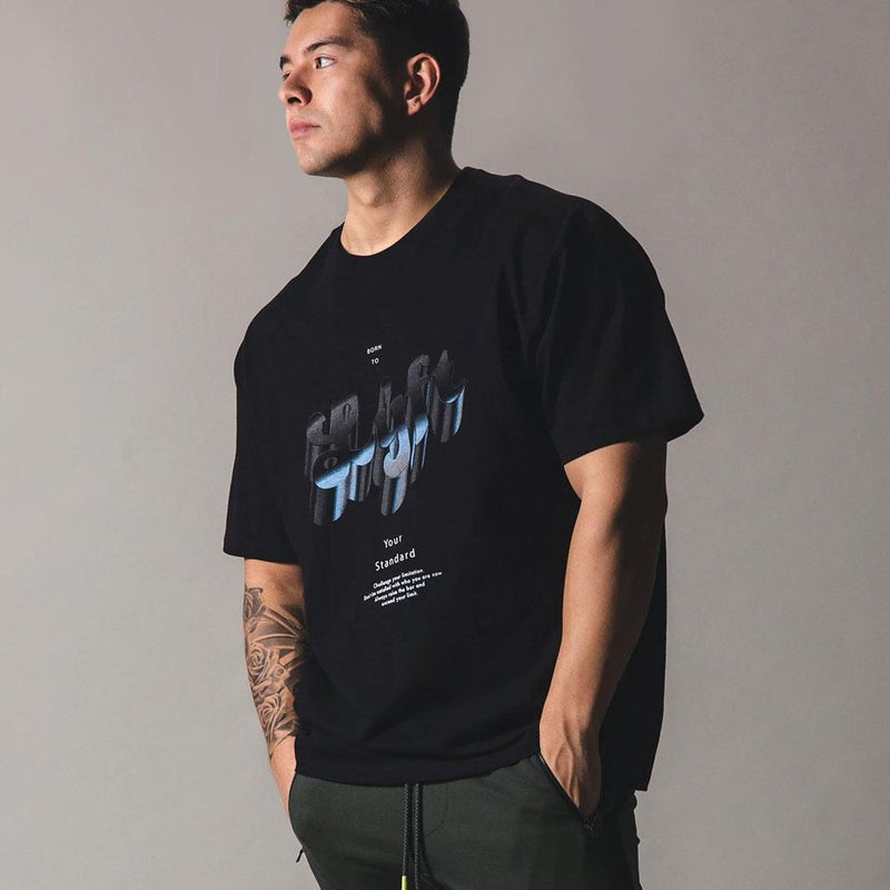 jogging shorts for men Slim Fit Muscle Gym Men Shorts Spring and Summer Leisure Running Training Wear Short Sleeve T-shirt
