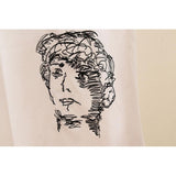 Off White T Shirt Figure Avatar Arrow Print Men's Summer Tshirt Owt ShortSleeved