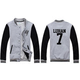 Varsity Baseball Jacket for Women Long Sleeve Casual Fashionable Sweater Baseball Shirt