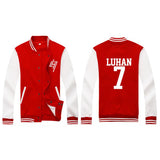 Varsity Baseball Jacket for Women Long Sleeve Casual Fashionable Sweater Baseball Shirt