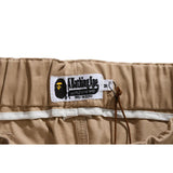 Shark Print Pant Trendy Brand Men's Shark Head Waist-Tied Ankle-Tied Woven Fabric Trousers
