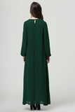 Muslim Women Stylish Kashibo Abaya Muslim Ladies Long Gown Islamic Clothing Jilbab Jalabiya Fashion Plus Size Long Sleeve Dress