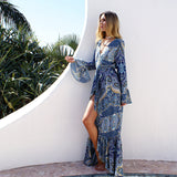 Beth Dutton Bohemian Dress Winter Autumn Midi Dresses Beach Cover Dress