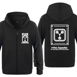 Back to the Future Costume Zip Sweater Back to the Future