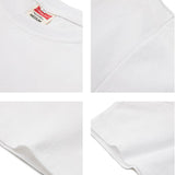 Men T Shirt Summer Casual Tops Men's Fashion Brand Retro Simple Foam Craft Popcorn Short Sleeve T-shirt