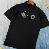CHH Chrome Heart T Shirt Spring/Summer Casual Short Sleeve Polo T Shirt for Men and Women