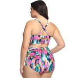 Women Plus Size Swimwear Tankinis Vintage Swimsuit Bikini