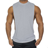 Man Tanks Men's Solid Color Fitness Sports Cotton