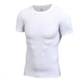 Moisture Wicking Shirts Men's Fitness Sports Running Tight Clothes T-shirt Stretch Quick Drying Clothes Short-Sleeved Shirt