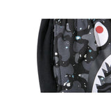 Shark Print Pant Shark Head Print Luminous Starry Sky Trousers Men's and Women's Casual Pants Sweatpants