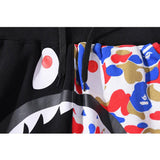 Shark Print Pant Shark Head Two Colors Camouflage Casual Trousers Men and Women Couple Print Sweatpants