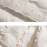 Man Fall Winter Outfis Winter Clothes Letters Stand-up Collar Cotton-Padded Clothes Boys Loose PU Leather Top