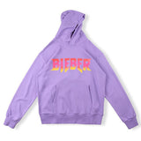 Justin Bieber Justice World Tour Hoodie Autumn and Winter Bieber Same Style Loose Blue Hoodie Sweater
