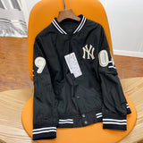 Yankees Spring/Summer NY Letter Embroidered Baseball Uniform Casual Coat Top