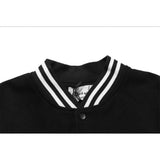 Letterman Jacket Outfit Senior Jackets Varsity Baseball Coat Men Loose Baseball Uniform