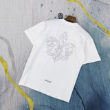 CHH Chrome Heart T Shirt Spring/Summer Embroidered round Neck Short Sleeve T-shirt for Men and Women