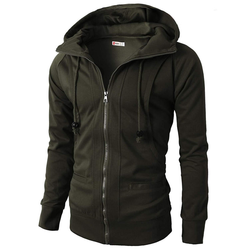 Tactics Style Men Sweatshirts & Hoodies Men's Sports Casual Jacquard Bathroom Hooded Jacket