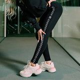 Yankees Spring/Summer Tight Stretch Feet Pants