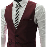 Tuxedo Vests Suit Vest Men's Casual Pony Vest Versatile