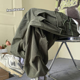 Men Cargo Pants Winter Tide Cargo Pants Men Loose Casual Trousers