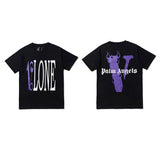 Vlone Friends Men's Casual Fashion Short Sleeve Men's and Women's Tshirt