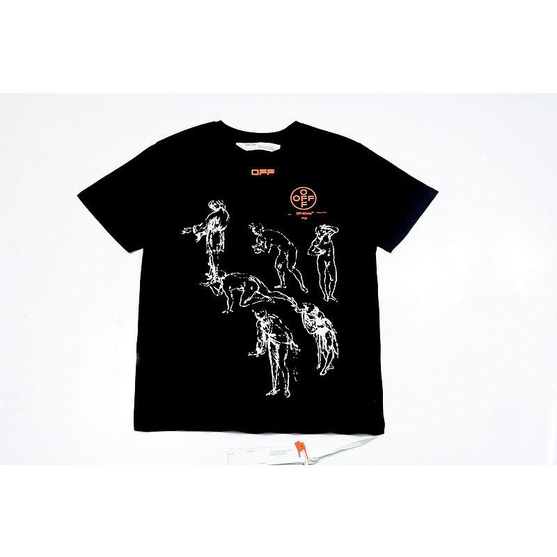 Off White T Shirt  Arrow Men's ShortSleeved Tshirt Large Size Casual Fashion Men's Clothing Owt