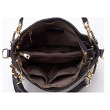 The Teacher Tote Top Layer Cowhide Leather Single-Shoulder Bag Tassel Simple All-Match Leather Shoulder Women's Bag